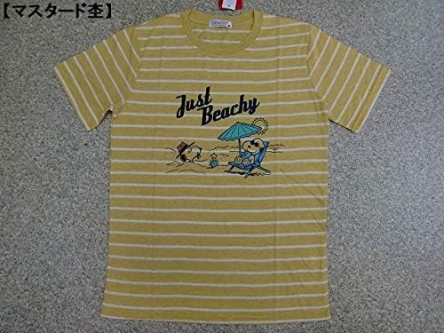 Amazon Co Jp スヌーピー ピーナッツ Snoopy Peanuts メンズ レディース 杢天竺ボーダー半袖tシャツ Mall アメカジ マリン ビーチ 海 ロゴt 夏 ホビー