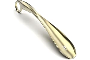 SHOE HORN PROGUIDE Professional Long Handled Shoe Horn | 15, 17, 20" Solid Metal Shoehorn for Seniors, Men, Women