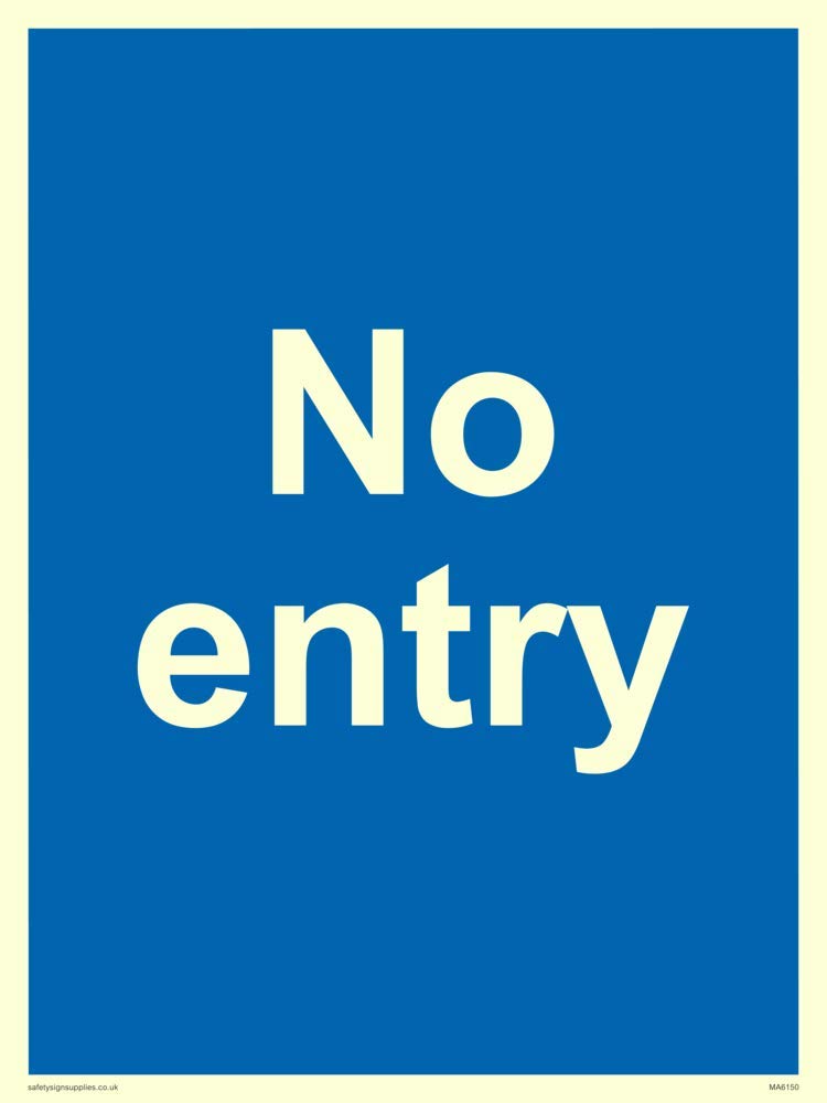 NO ENTRY