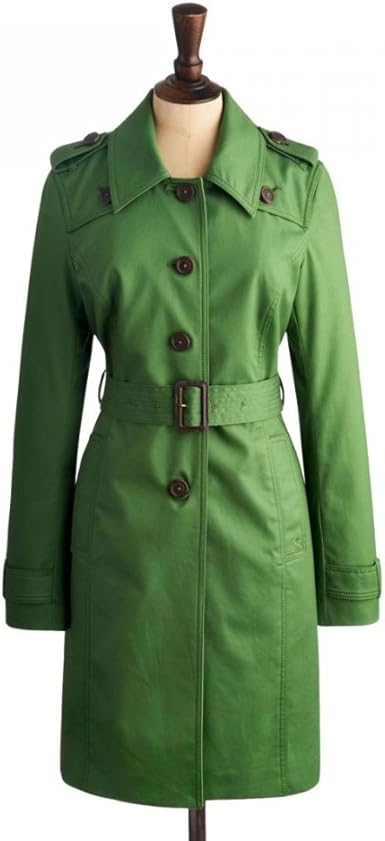 Green trench coat womens uk Clearance