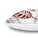 Phantoscope HANTOSCOPE Decorative Set of 2 New Living Series Falling Leaves Red and Brown Throw Pillow Case Cushion Cover 18