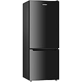 Galanz GLR12TS5F Refrigerator, Dual Door Fridge, Adjustable Electrical Thermostat Control with Top Mount Freezer Compartment, 12.0 Cu.Ft, Stainless Steel, 12 on Fridge.com