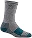 Darn Tough Coolmax Boot Full Cushion Sock - Women's Gray/Teal Medium