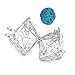 10Pcs Diffuser Locket Aromatherapy Essential Oils Pendants, Rhodium Plated Tree of Life cube Cage Pendant with Lava Rock for Necklace Bracelet Jewelry Making