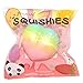 Kiibru Squishies 3 PCS Set Rainbow Peaches Squishy Cookie Seal Party Favor