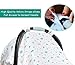 Leirai Carseat Canopy Set: Baby Stroller Cover + 2 Strap Covers for Newborn, 100% Cotton, Breathable, Boys and Girls, Babyshower Maternity Gift