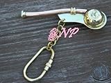 NAUTICAL ANTIQUE BRASS BOATSWAIN'S PIPE BOSUN
