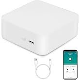 ZigBee &amp; Bluetooth Mesh Gateway Hub: Multi-Protocol Smart Hub Gateway, Tuya ZigBee Hub Voice Control via Alexa &amp; Google Home, Wireless Remote Controller Support All Tuya Smart Products