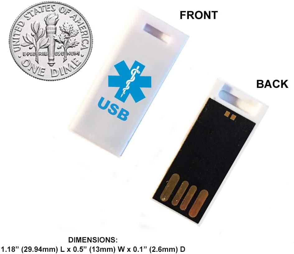 Bracelet médical usb Clearance