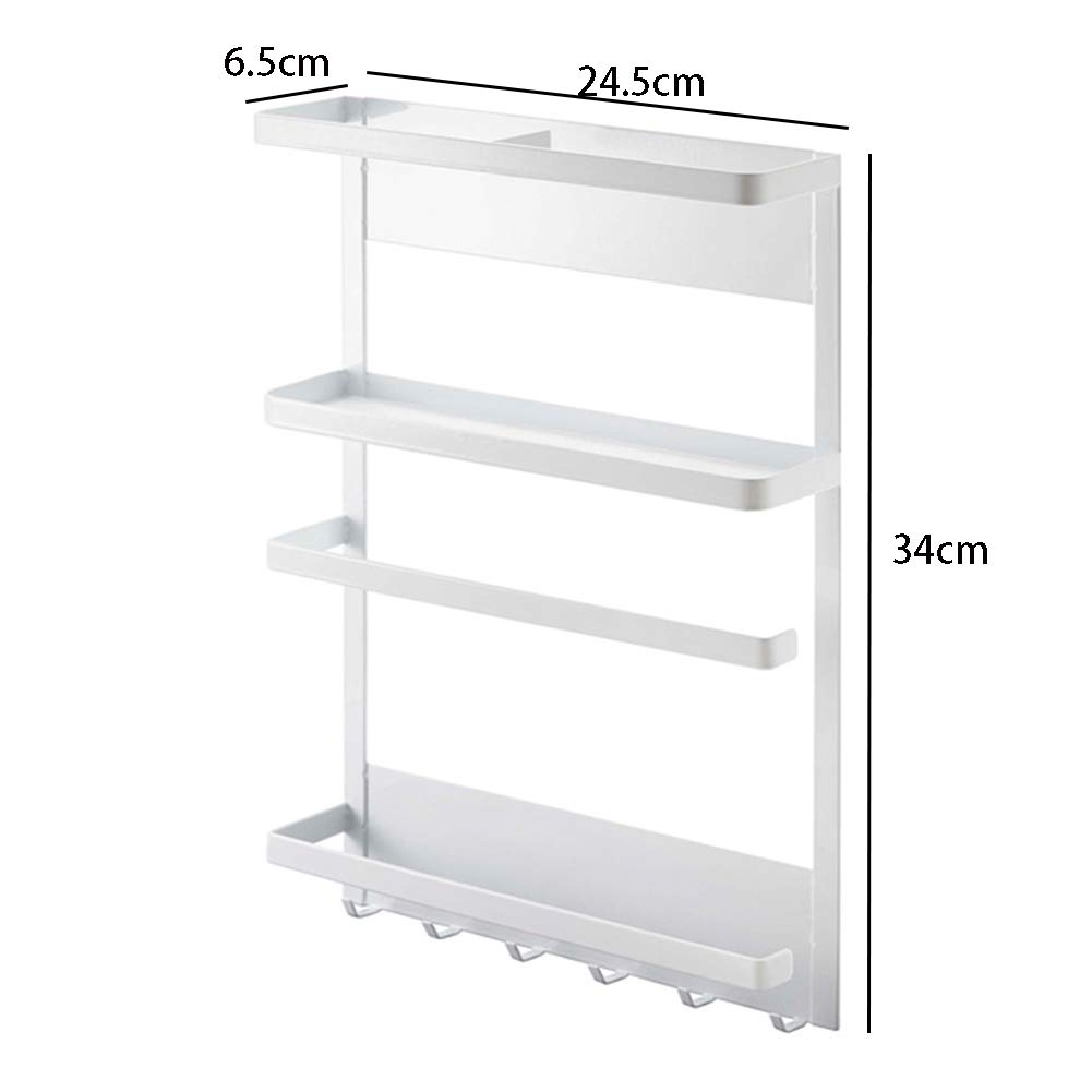 Estante de cocina Nevera Rack Lado Colgante imán frigorífico ...