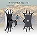 Bike Phone Mount, BESWILL Universal Silicone Bike Phone Holder& Motorcycle Holder Cradle wit 360 Rotation Compatible with iPhone X 7 8 6 Plus,Samsung Galaxy S 7/8/9 and All Other Devicesthumb 1