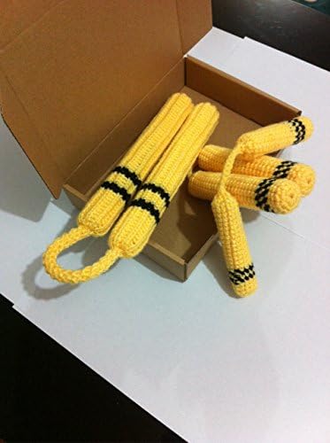 Royal Union Hand Made 3 Pcs of Hand Made Martial Art Stick Taekwondo Karate Sticks with Chains