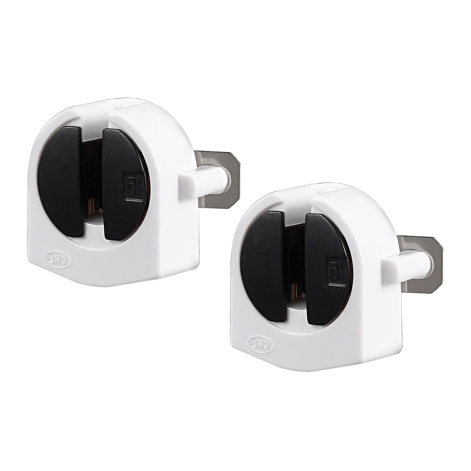 YOKIVE 2 Pcs Fluorescent Light Holder, T5 Lamp Socket G5 Base Non-Shunted Socket Light Replacement Parts, Great for Home, Office (White, 2A, AC 500V)