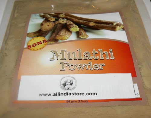 Mulethi Powder Ayurvedic herb 3.5 oz for digestion