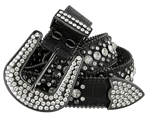 50158 Women's Belts Rhinestone Belt Fashion Western Cowgirl Bling