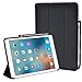 iPad Pro 9.7 Case, ToHayie [Brief Business Style] Premium PU Slim Fit Flip Folio Case with Apple Pencil Holder, [Stand Feature], Auto Sleep/Wake Smart Fabric Cover for iPad pro 9.7 inch-Black (MM627)