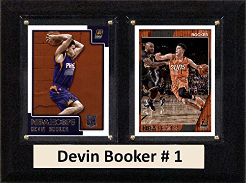 MLS Phoenix Suns Men's Devin Booker Two Card Plaque, 6" x 8", Brown