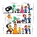 28 Piece Super Mario Bros Super Mary Princess, Turtle, Mushroom, Orangutan , Super Mario Action Figures, 2