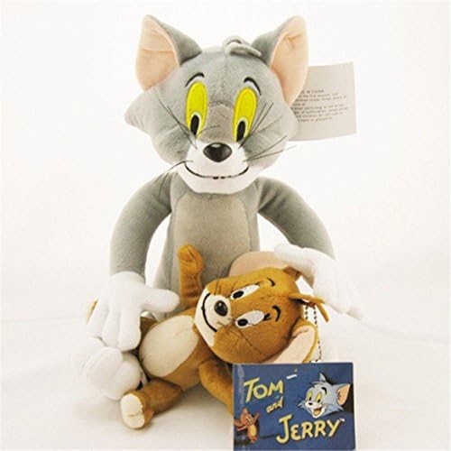 AZUM Cat & Mouse Cartoon Soft Toy Tom and Jerry Plush Doll Cute Stuffed Anime Figure