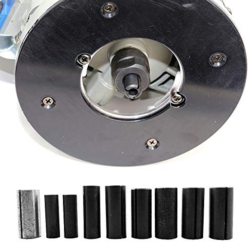 Muye 9 Pcs Router Conversion Chuck Milling Router Adapter For Engraving Machine-Tool Adapter Tool Milling Cutters for Carpentry