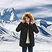 PUREMSX Mens Winter Jacket, Extremely Thicken Quilted Fur Hooded Long Anorak Parka Padded Coat 12 Colors