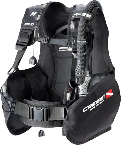 Cressi Solid Dive Center Edition Buoyancy Compensator - Black, X-Small