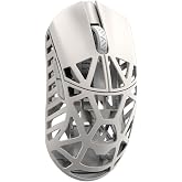 KEEBMONKEY WLMOUSE Beast X Max Wireless Gaming Mouse - 8KHz Polling Rate, 42g Magnesium Alloy, PAW3950HS Sensor, Customizable DPI, OM &amp; TTC Switches P2 (Milk White(OM Switch))