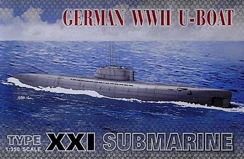 XXI U-Boat Submarine 1-350 AFV Club