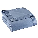 OakRidge Satin Fleece Blanket, Full/Queen, Twin or