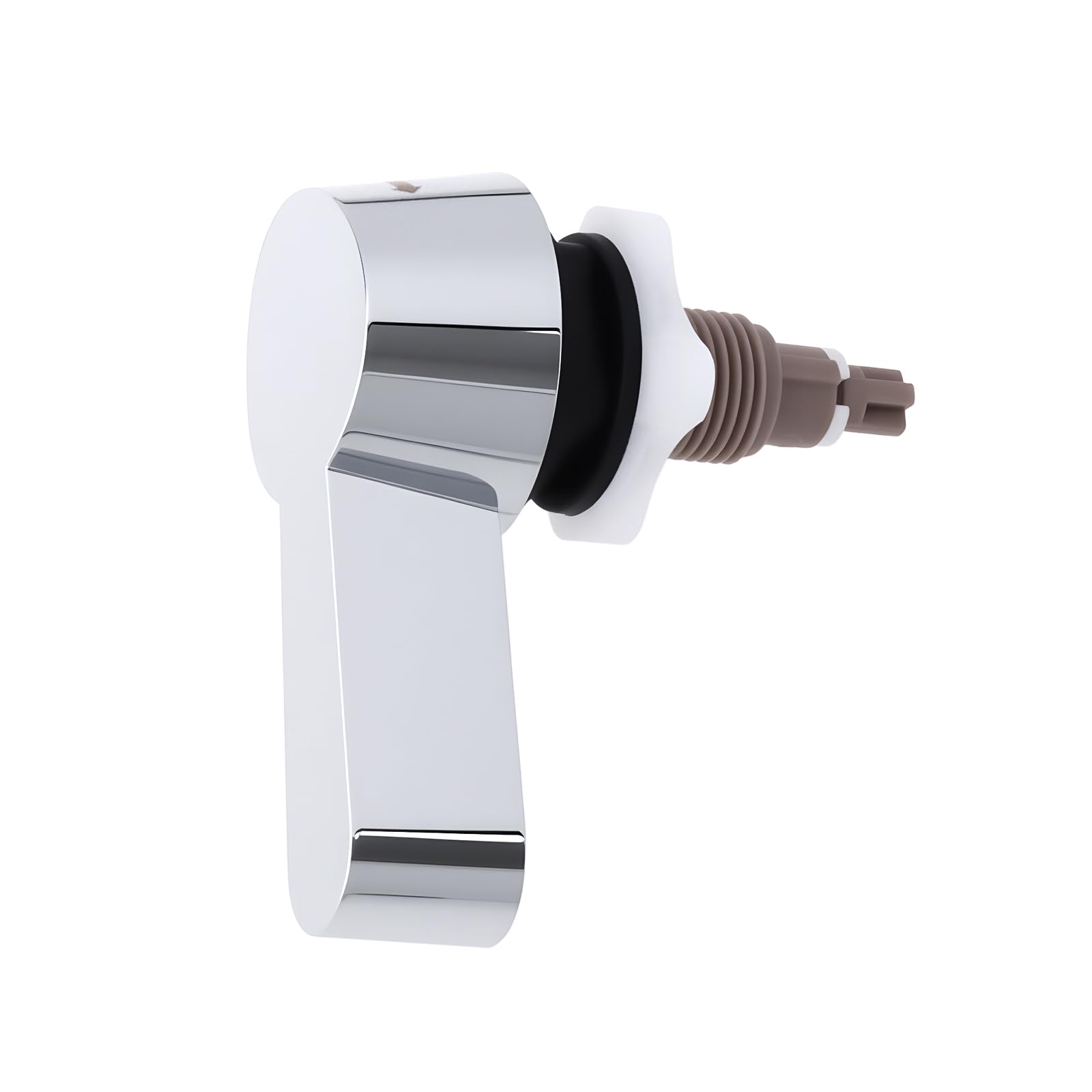 Photo 1 of SG Store Toilet Cistern Dual Flush Lever Plastic Handle Chrome 7.8 * 6.8cm for Handle-Operated Cistern Flush System