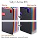 Accordion Folder 24 Pockets, Casaon A4 Expanding File Folders, High Capacity Multicolour Stand Portable Alphabetical File Organizer , Filing Folders for Business/Office/Study/ Paperwork/Tax