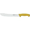 ZWILLING Twin Master 10" Butcher Knife | 57 Rockwell Hardness | Ergonomic Non-Slip Synthetic Resin Yellow Handles with Enclos