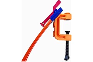 ARSUNOVO Clamp and 2 Lane Starter Gate Compatible with Hot Wheels(Starting Gate + Clamp Combo)