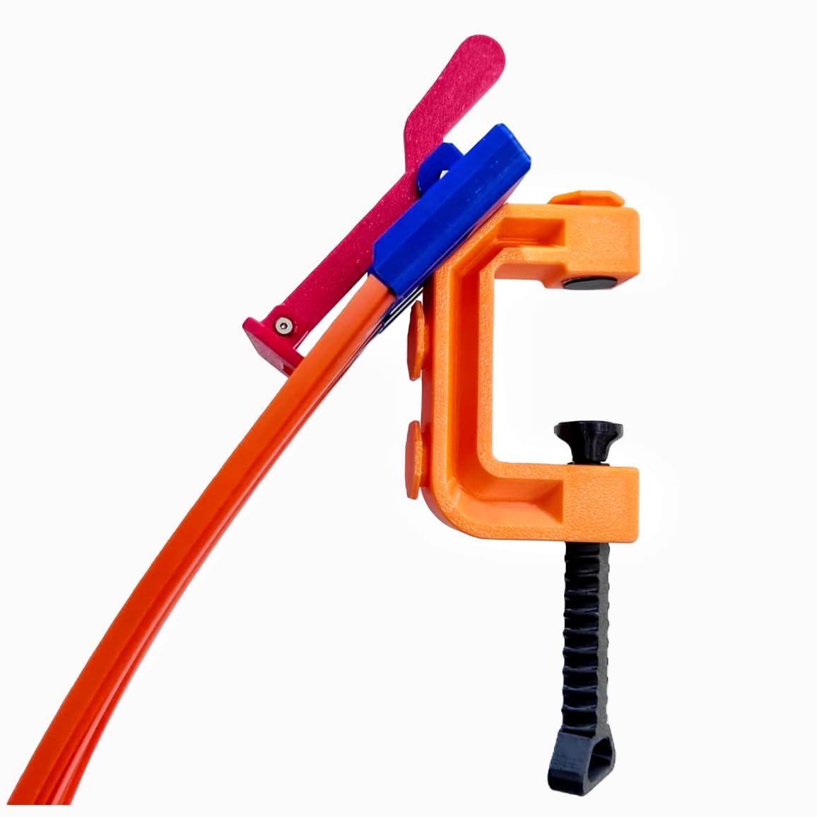 Photo 1 of Clamp and 2 Lane Starter Gate Compatible with Hot Wheels(Starting Gate + Clamp Combo)