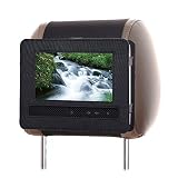 Portable DVD Player Car Headrest Mount Holder, 9-9.5inch Car Audio Video Swivel and Flip DVD Headrest Mount Strap Case for Kids