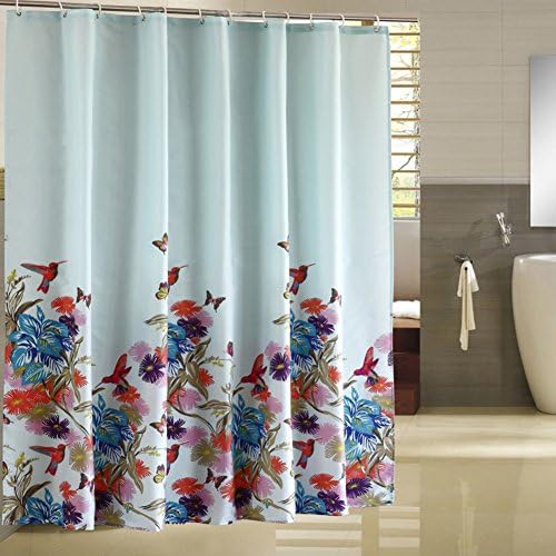 Shower curtains Polyester cloth Padded waterproof mildew Warm shower curtain Bathroom blinds-A 240cm200cm