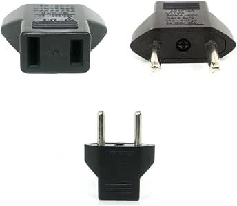Adaptador enchufe europeo a americano