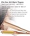 Hair Straightener 2-in-1 Twist Straightening Curling Iron 1inch Titanium-Plated 4 temperature settings 284-428°F 110-240V Case Goldthumb 4