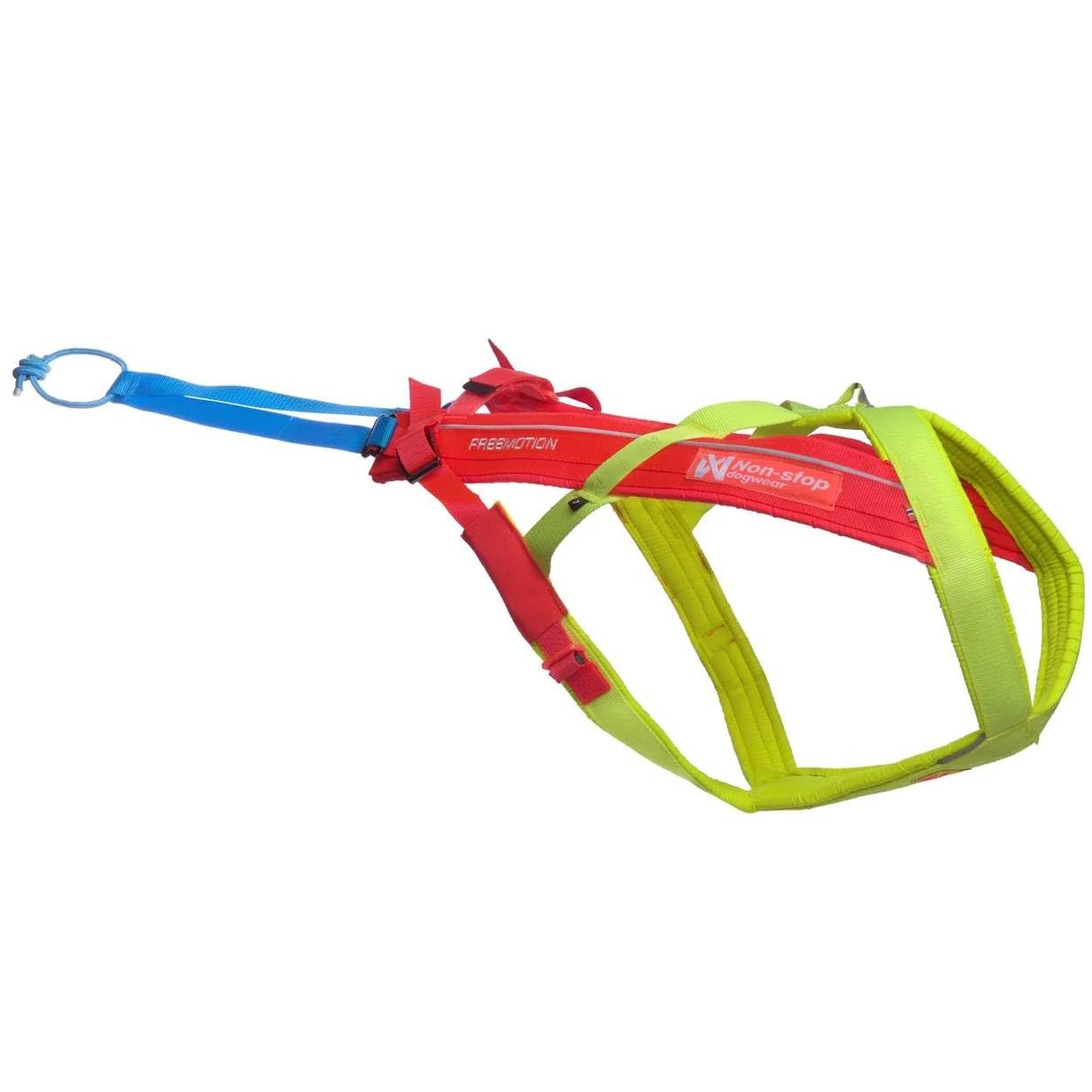 Non-Stop Dogwear Freemotion Harness 5.0 Limited Edition, Yellow/Pink/Blue - 8