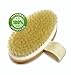 Dry Skin Body Brush, Natural Bristle, Remove Dead Skin and Toxins, Improves Skin's Health and Beauty