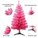 StillCool 2ft / 60cm Artificial Christmas Tree Christmas Party Home Decoration (Pink)