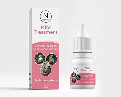 Naqua Ivermectin 1% 5ml Vet Strength Birds Mite Treatment for Large Birds