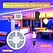 Auspice LED Strip Lights, 300 Led 16.4feet RGB 5050 LED Light Strip, 16 Color Changing 4 Modes Dimmable Led Strip Lights with Remote, 12V Strip Light for Indoor and Outdoor Decoration (16.8FT)
