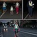 Reflective Vest 2-Pack with 4 High Visibility Bands Motorcycle Safety Vest Adjustable Lightweight Protective for Cycling Dog Walking Vest Running Reflective Vest for Men Women All Day and Night