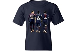 SPARK APPAREL Paris Football Trio Leo Goat Soccer Team Boys Girls Youth T-Shirt