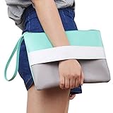 Unique Design Women's Mixed Color Clutch Handbags Wristlets Mother's Day Gift