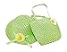 Patty Both 6 Set Tea Party Hats Girls Daisy Straw Hat,Princess Country Girl Dress Up Set Includes 6 Purses 6 Daisy Flower Sunhats 6 Colors