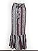 Berrygo Women's Boho High Waist Split Printed Ruffled Mermaid Loose Wrap Cotton Summer Beach Long Maxi Skirt