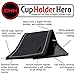 CupHolderHero Fits Toyota Tacoma 2016-2023 Accessories, Custom Non-Slip Anti-Dust Cup Holder Inserts, Center Console Liners, Door Pocket Mats, Interior Protection, 19pc Set, Double Cab, Gray Trim