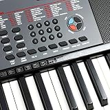 RockJam 61 Key Keyboard Piano with Pitch Bend Power Supply Sheet Stand Notes view 11